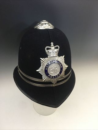 British Police Bobby Christy Metropolitan Police Hat Helmet