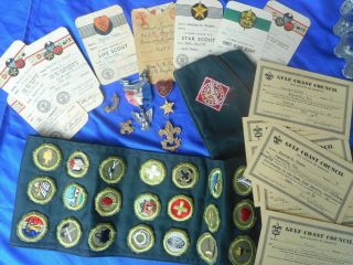 Sterling Boy Scout Eagle Scout Medal Air Explorer Group 1950 