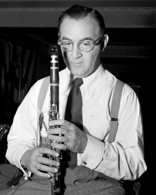 Benny Goodman The " King Of Swing " Legendary Bandleader - 8x10 Photo (fb - 085)