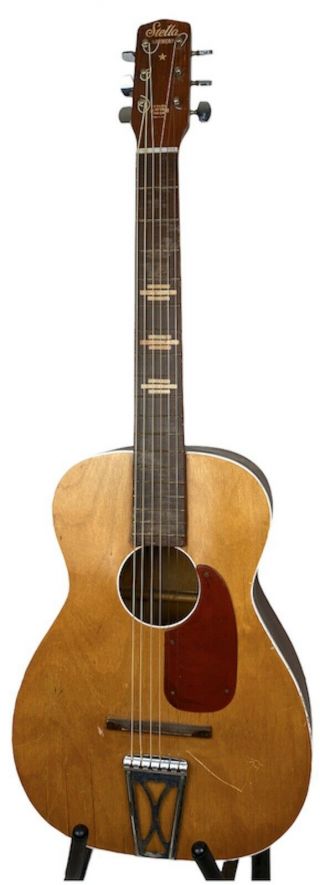 Vintage Harmony Stella Acoustic Parlor Guitar