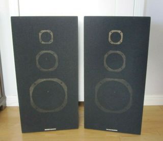 Pair Vintage Marantz Sp800 3 - Way Stereo Speakers - Wood Finish Cabinets - Vgc