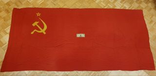 Flag Ussr Soviet Union Large Red Emblem Hammer And Sickle Banner Huge 102х51in