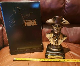 Nra Friends George Washington Bust Head Rick Terry Sculpture 6588 Collectible