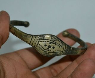 Rare Ancient Viking Bronze Warriors Bracelet Artifact Quality 800 - 1200 Ad.