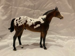 Peter Stone Model Horse Ish “pokagon” Bay Appaloosa Matte 15 Made