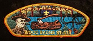 Mobile Area Council Bsa Oa Woa Cholena 322 Wood Badge S1 - 414 Staff Csp