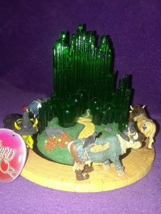 Rare Cow Parade Wizard Of Oz Animated Music Box Plays Over The Rainbow Figure