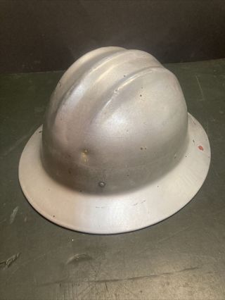 Vintage Aluminum Hard Hat Hard Boiled E D Bullard Co.  S.  F.  Usa Ps17