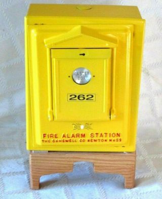 Vintage Gamewell - Fire Alarm Station Master Box - W Key - 10 " - Firefighting