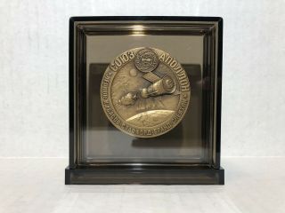 Apollo Soyuz Test Program Bronze Medal English / Russian Medallic Art Co. 2