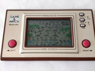Vintage Nintendo Game & Watch Parachute Wide Screen Japan/tested - C1210 -