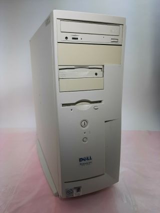 Vintage Dell Dimension Xps T500 Intel Inside Pentium 3 500mhz 128mb Ram 20gb