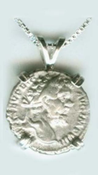 Ad196 Silver Roman Denarius (coin) Emperor Septimius Severus Vota Publica Gods