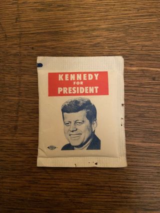 John F.  Kennedy Jfk 1960 Campaign S&h Sugar Packet