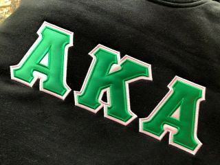 Aka Alpha Kappa Alpha Hoodie Sweatshirt Size Large (custom)