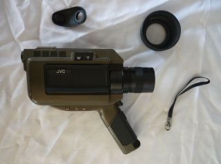 Vintage Jvc Gx - 77e Color Vhs Video Camera Set
