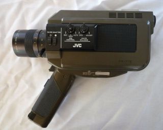 Vintage JVC GX - 77E Color VHS Video Camera Set 2