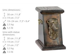 Deerhound,  Dog Urn Made Of Cold Cast Bronze,  Artdog,  Usa - Kind3