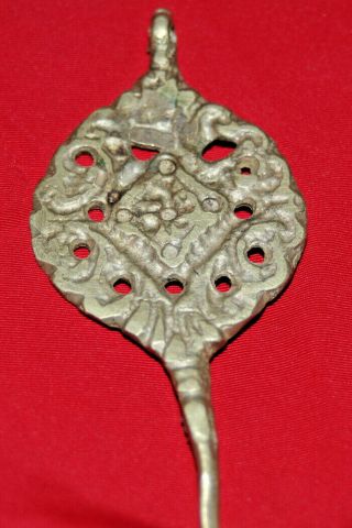 Extraordinary Ancient Viking Silver Color Highly Detailed Rare Pendant
