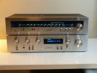 Vintage Pioneer Sa - 610 Stereo Amplifier And Tx610 Tuner