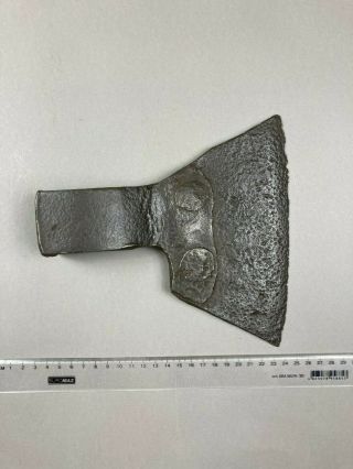 Ancient Battle Ax With Vikings - Kievan Rus Of The 15 - 17th Century.