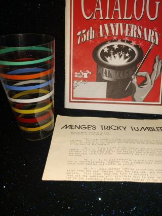 Vintage Menge ' s Tricky Tumbler U.  F.  Grant Magic Trick 2