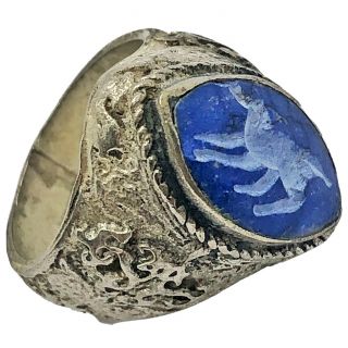 Antique Ottoman Empire Styled Post Medieval Middle Eastern Islamic Intaglio Ring