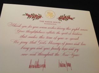 President Trump Year Christmas Wishes Thank You Cards With Envelopes