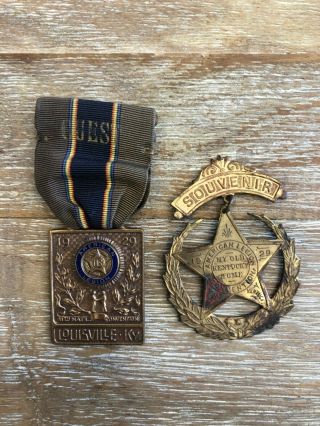 1929 11th American Legion National Convention Medal And Official Souvenir