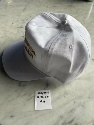 Official Maga Hat 2016 Cali Fame Dead Stock With Tags White And Gold 2