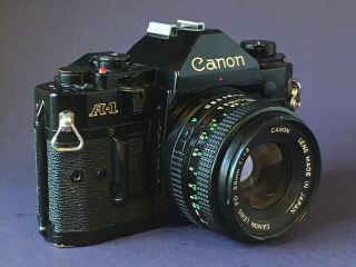 Vintage 1979 Canon A - 1 camera with FD 50mm f/1.  8 lens - Perfect Starter Camera 2