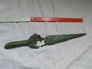 Ancient Bronze Dagger.  Sword.  Roman.  Greek
