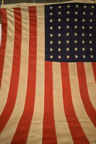 Vintage 48 Star Bulldog Bunting Usa Flag - 4 
