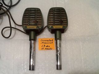 Vintage Shure Model 510 - C Controlled Reluctance Microphone (2),  Both Work