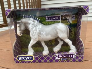 Breyer Draft Horse Breyerfest 2020 Store Special Glossy Benelli In Hand