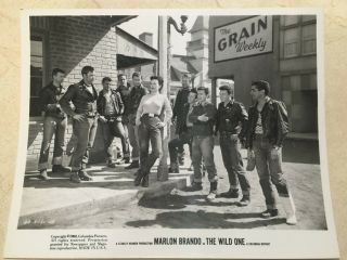 The Wild One Marlon Brando Movie Still Press Photo Syndication Release 1962