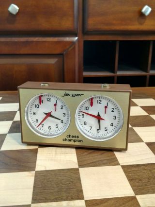 Vintage Jerger Chess Clock Timer