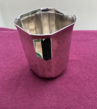 Vintage 19th Antique 950 Sterling Silver French Cup Glass E.  Puiforcat Or Prost