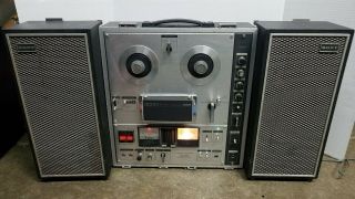 Vintage Sony Tc - 630 Three Head Solid State Reel To Reel Player