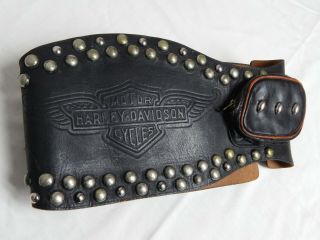 Vintage 1940’s Harley Davidson Leather Riding Kidney Belt 24 " - 27 "