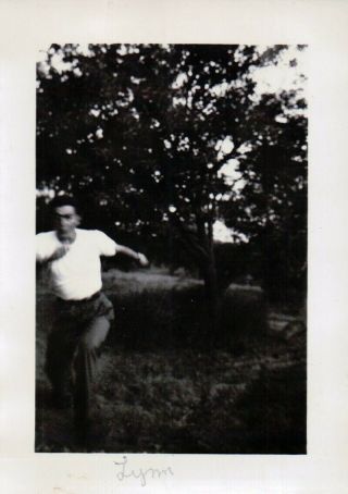 A Man On The Run Snapshot 1950s