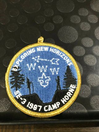 Oa 1987 Se - 3 Section Conference Conclave Camp Horne Gmy Border Patch