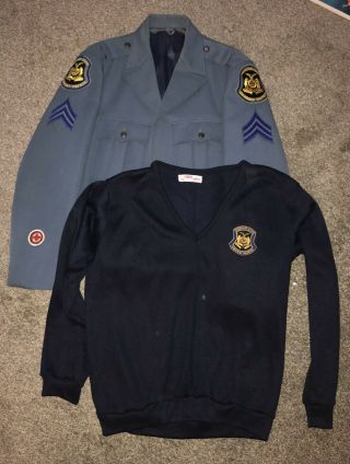 1970’s Missouri State Highway Patrol Sergeant Ike Jacket Uniform Sweater Police