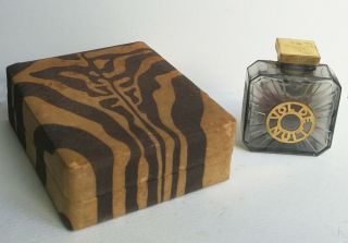 Vintage Rare Guerlain Vol De Nuit 1 Oz Perfume Bottle With Box