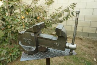 Vintage Paramo No.  5 Machinist Hi - Duty Vise,  5  Jaws,  58 Lbs Vice Made In England