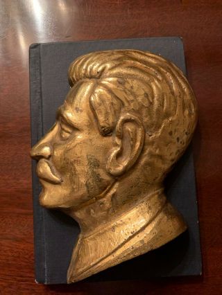 Stalin Relief In Brass,  Soviet Era,  Moscow,  From Stalin 