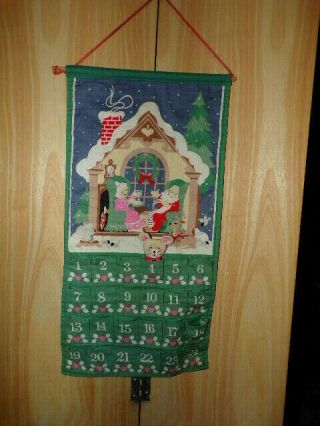 Vintage Avon Advent Countdown To Christmas Calendar 1987 With Mouse (pr
