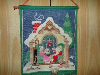 VINTAGE AVON ADVENT COUNTDOWN TO CHRISTMAS CALENDAR 1987 with MOUSE (PR 2