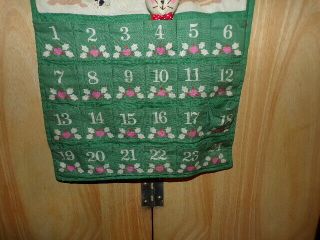 VINTAGE AVON ADVENT COUNTDOWN TO CHRISTMAS CALENDAR 1987 with MOUSE (PR 3