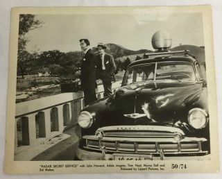 Vintage Radar Secret Service Film 1950 8 X 10 Glossy Photo Starring John Howard